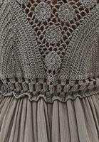 Bayan Yeşil İnce Askılı Midi Elbise