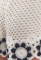 Bayan Çok Renkli Yüksek Bel Jakarlı Şort