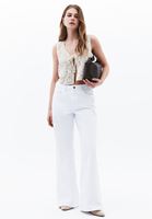 Bayan Bej V Yaka Crop Yelek