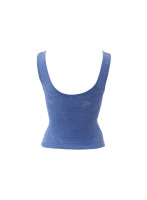 Bayan Mavi Seamless Crop Top