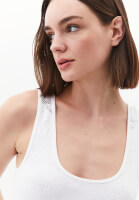 Bayan Beyaz Seamless Crop Top