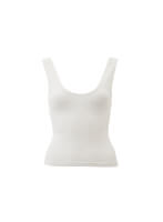 Bayan Beyaz Seamless Crop Top