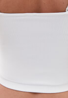 Fitil Detaylı Crop Atlet ve Skater Pantolon Kombini