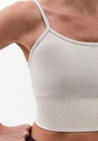 Bayan Bej Askılı Crop Atlet ( TENCEL™ )