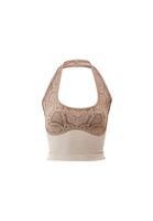 Women Mixed Jacquard Seamless Tank Top