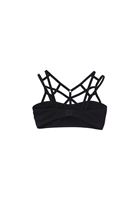 Bayan Siyah Biye Detaylı Bralet