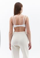 Bayan Krem Biye Detaylı Bralet