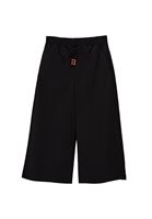 Culotte Pantolon ve Sıfır Yaka Crop Atlet Kombini