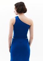 Triko Crop Atlet ve Mini Etek Kombini