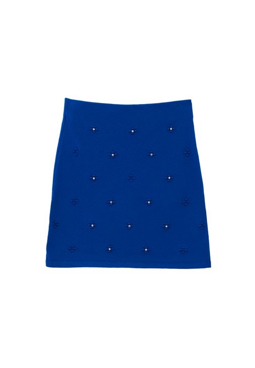 Triko Mini Etek ve Triko Atlet Kombini