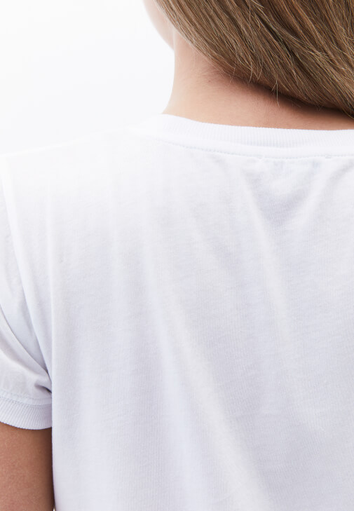 Baskılı Tişört ve Boyfriend Pantolon Kombini