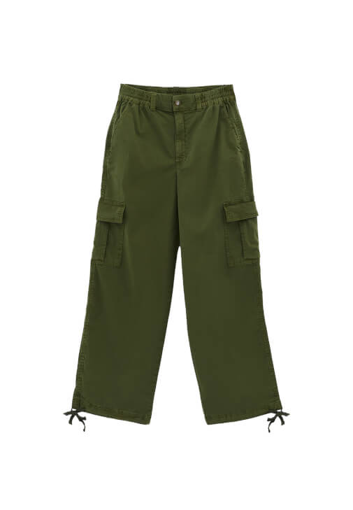 Kargo Cepli Pantolon ve Pamuklu Atlet Kombini