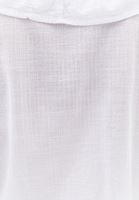 Bayan Beyaz Fırfır Detaylı Bluz