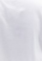 Women White Crew Neck Printed T-Shirt