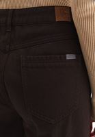 Bayan Kahverengi Yüksek Bel Wide-Leg Pantolon