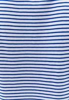 Pamuklu Çizgili Tişört ve Barrel-Fit Pantolon Kombini