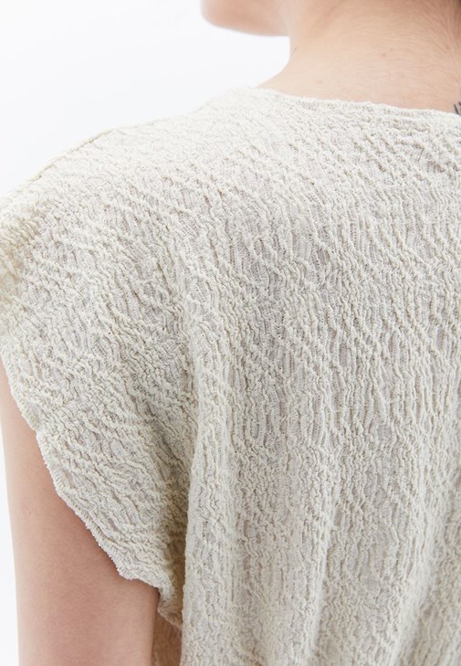 Bağcık Detaylı Bluz ve Culotte Pantolon Kombini