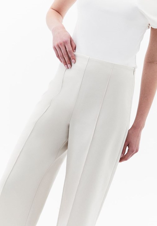 Culotte Pantolon ve Büzgü Detaylı Bluz Kombini