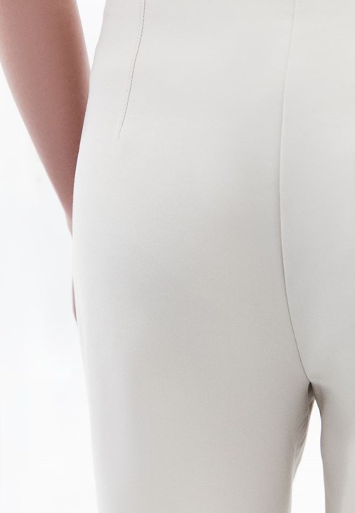 Culotte Pantolon ve Büzgü Detaylı Bluz Kombini