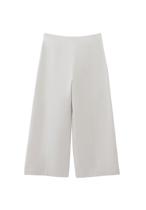 Culotte Pantolon ve Büzgü Detaylı Bluz Kombini