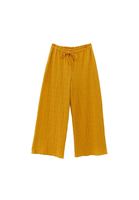 Culotte Pantolon ve Bağcık Detaylı Bluz Kombini