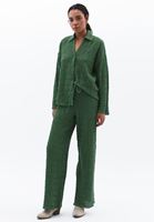 Bayan Yeşil Oversize Gömlek