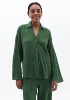 Bayan Yeşil Oversize Gömlek