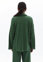 Bayan Yeşil Oversize Gömlek
