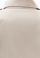 Bayan Bej Kemer Detaylı Oversize Trençkot