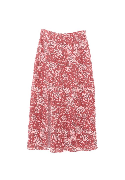 Yırtmaçlı Etek ve Gipeli Atlet Kombini