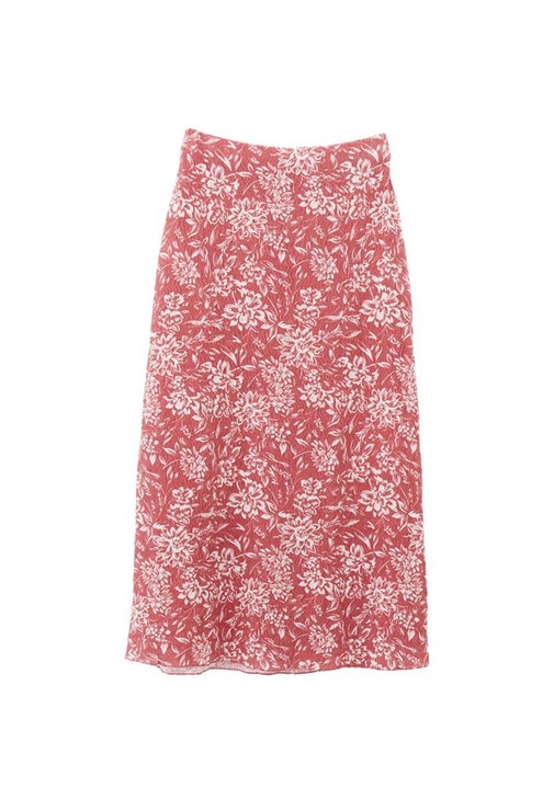 Yırtmaçlı Etek ve Gipeli Atlet Kombini