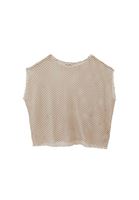 Bayan Krem Bot Yaka Oversize Bluz