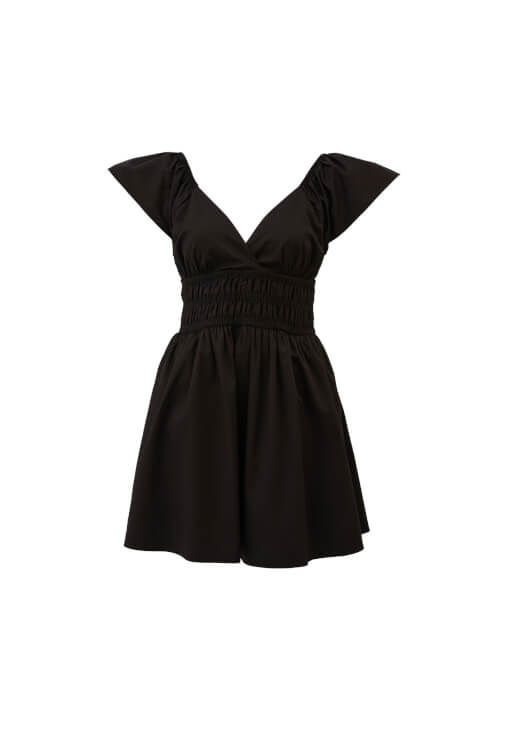 Gipeli Elbise ve Topuklu Terlik Kombini