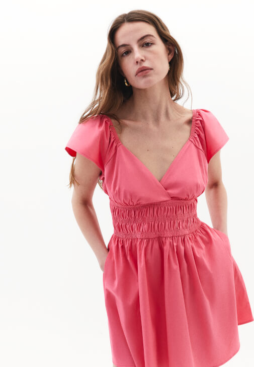 Mini Elbise ve Babet Kombini