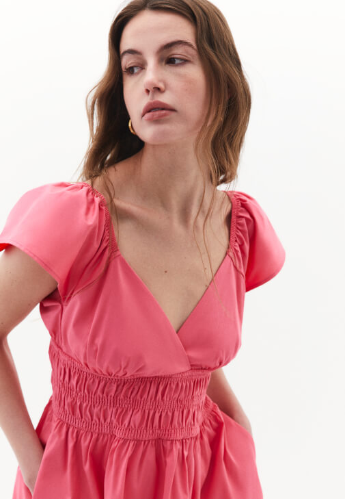 Mini Elbise ve Babet Kombini