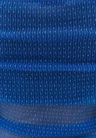 Düşük Omuz Tül Bluz ve Wide-Leg Pantolon Kombini