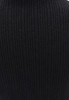 Women Black V-Neck Knit Vest