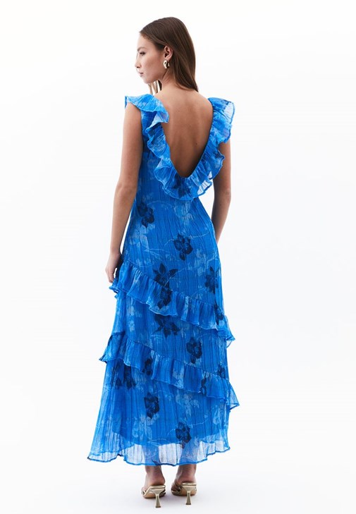 Fırfırlı Elbise ve Ayakkabı Kombini