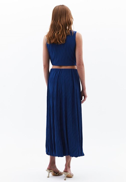 Balon Etek ve Balon Crop Bluz Kombini