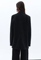 Bayan Siyah Boyfriend Blazer Denim Ceket