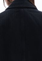Bayan Siyah Boyfriend Blazer Denim Ceket