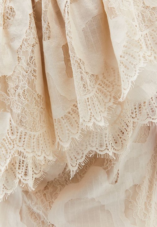 Volanlı Elbise ve Terlik Kombini