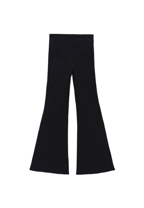 Flare Pantolon ve Halter Yaka Atlet Kombini