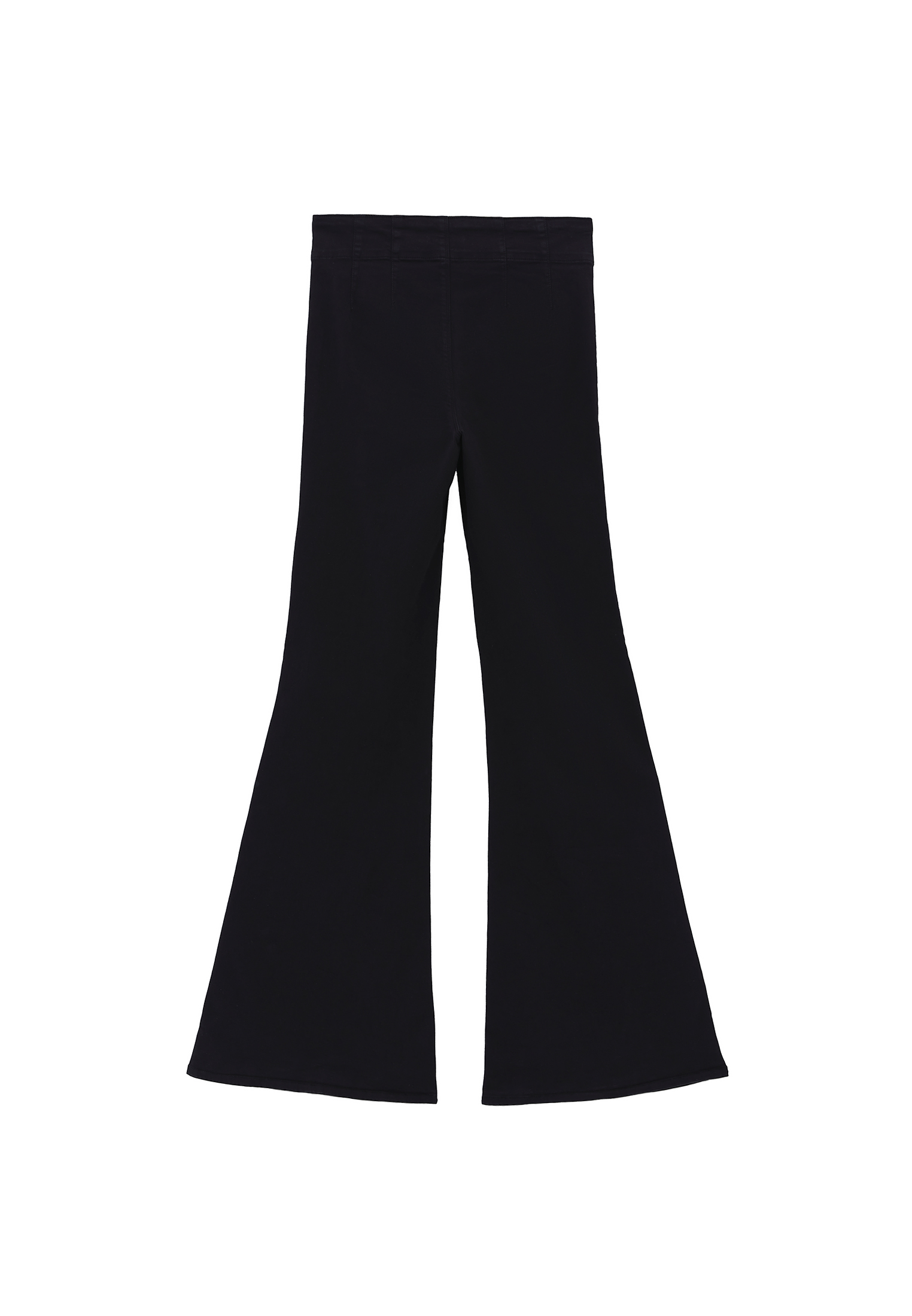 Siyah Ultra Yüksek Bel Flare Pantolon ( TENCEL™ )