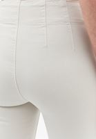 Bayan Krem Ultra Yüksek Bel Flare Pantolon ( TENCEL™ )