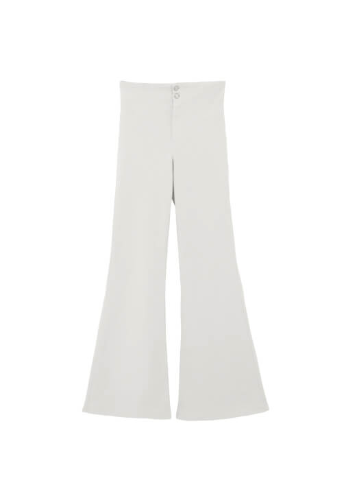 Ultra Yüksek Bel Flare Pantolon ve Crop Atlet Kombini