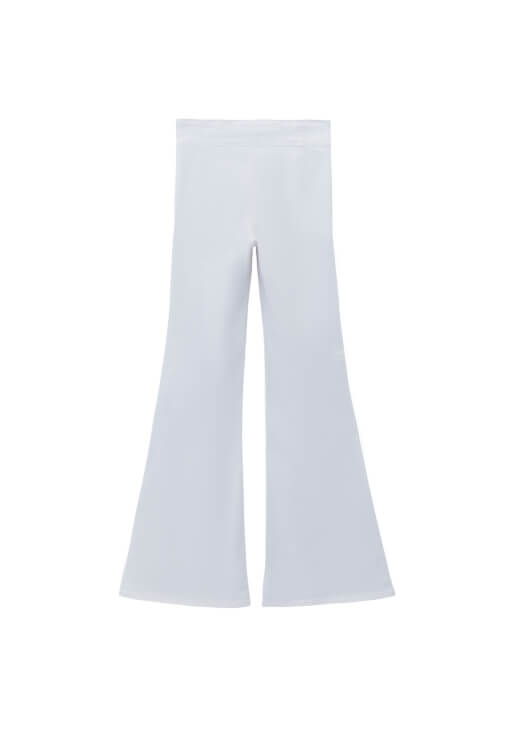 Flare Pantolon ve Büzgülü Bluz Kombini