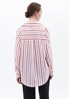 Bayan Çok Renkli Oversize Poplin Gömlek