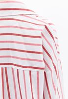 Bayan Çok Renkli Oversize Poplin Gömlek