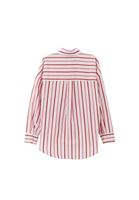 Bayan Çok Renkli Oversize Poplin Gömlek